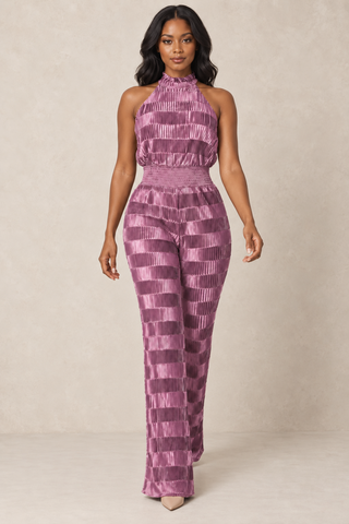 The Rose Allure Halter Jumpsuit – alternate view 2