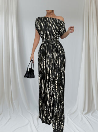 MIDNIGHT GLOW TIE-DYE JUMPSUIT | EFFORTLESS SOPHISTICATION