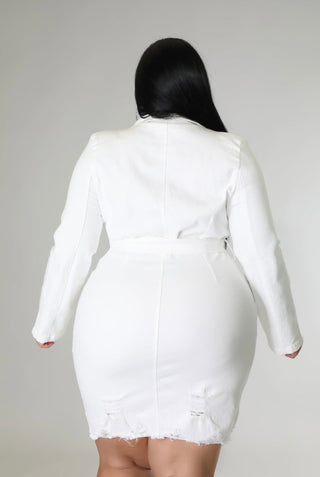 Denim Diva Jacket Dress – Plus Size Perfection, alternate view 6