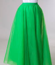 Royal Flow Tulle Maxi Skirt