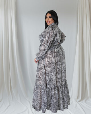 Church Flow Plus Size Maxi Dress