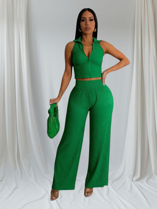 Green Goddess Two-Piece Set