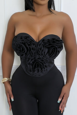 Rose Desire Sweetheart Corset Top
