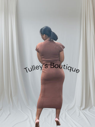 Justine Brown Midi Dress