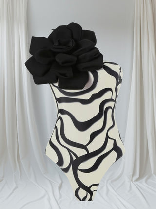 Womens One-Shoulder Swimsuit