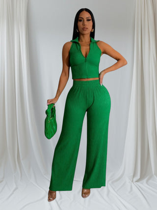 Green Goddess Two-Piece Set