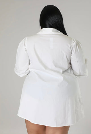 The Bow Statement Shirt Dress
