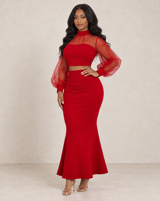Burgundy Reign Mesh Set – alternate view 3