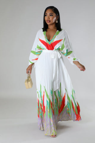 Vibrant Garden Harmony Dress
