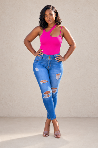 For the Love of Beauty Asymmetrical Top