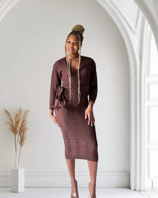 Cocoa Embrace Sweater Dress - Tulleys Boutique