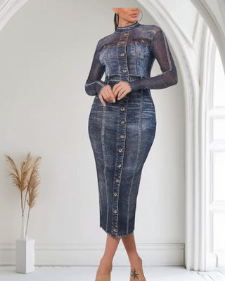 Sophisticated Vybez Midi Dress