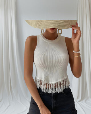 Summer Time Frill Crop Top