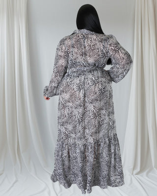 Church Flow Plus Size Maxi Dress