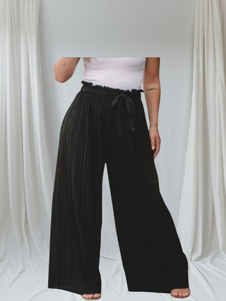 Feeling Free Black WideLegged Pants