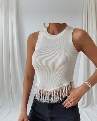 Summer Time Frill Crop Top