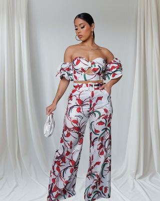 My time to Shine Linen Two-Piece Set