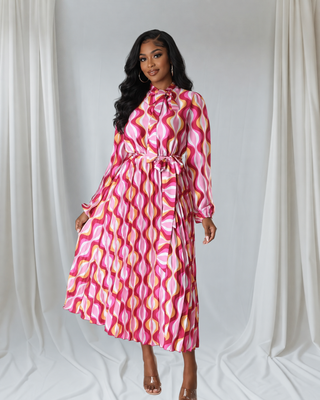 Sista’s Satin Pleated Maxi Dress – alternate view 2