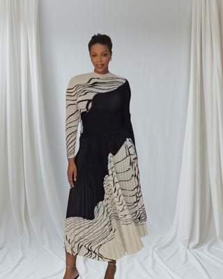 DIVINE ELEGANCE PLEATED SKIRT SET | Modest Sophistication