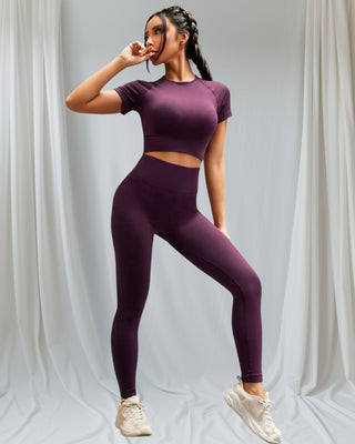 Neon Pink Workout Set | Two-Piece Fitness Outfit for Maximum Comfort & Style