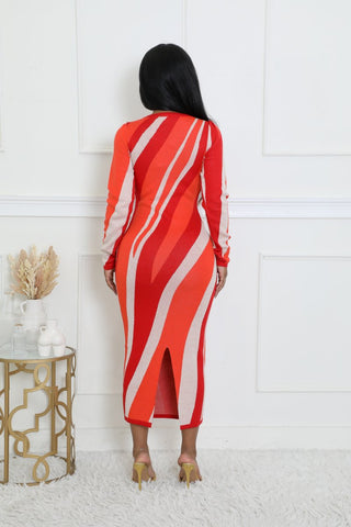The Dynamic Ebony Glam Sweater Dress