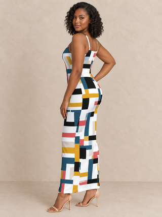 Keeping it Cute White Spaghetti Strap Bodycon Dress