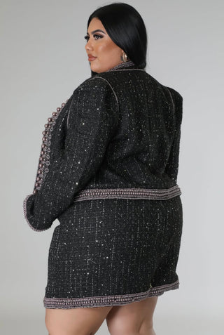 The Executive Sparkle Skirt Set