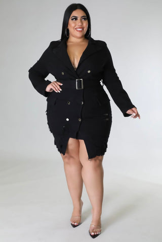 Denim Diva Jacket Dress – Plus Size Perfection, alternate view 8