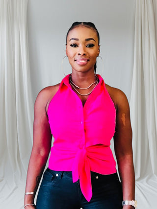 Think Pink Boss Lady Top