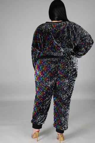 Midnight Sparkle Lounge Set