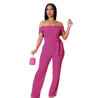Alice Off the Shoulderink Jumpsuit - Tulleys Boutique