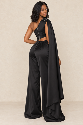 Elegant High Waist Wide Leg Jumpsuit