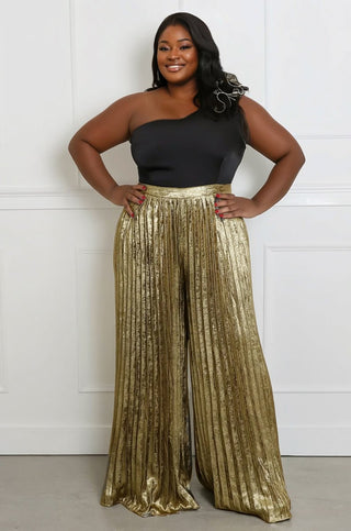 Golden Glamour Jumpsuit