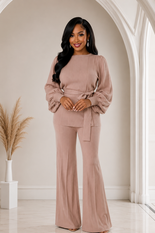 Chic Confidence Two-Piece Pants Set | Women’s Fashion Outfit
