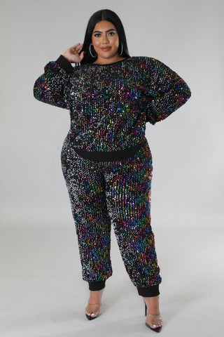 Midnight Sparkle Lounge Set
