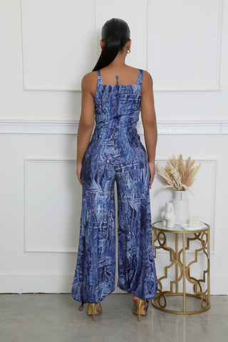 Curve enhancing women’s one piece jumpsuit outfit