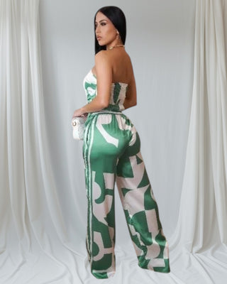 Jade Oasis Green Pants Set - Tulleys Boutique