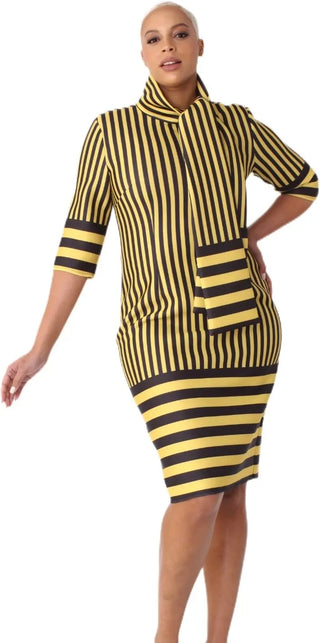 Bold Stripes Power Dress Tulleys Boutique