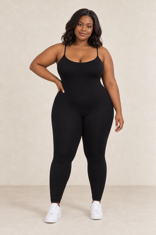 Smooth Intentions Stretch Jumpsuit – Black from Tulley's Boutique