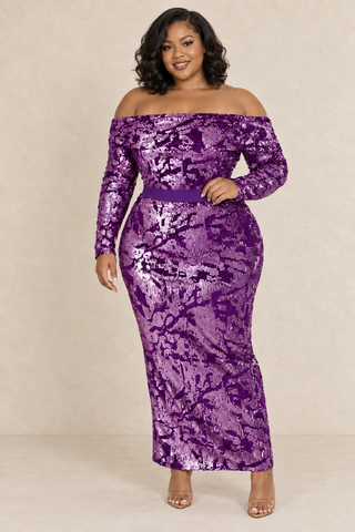 The Spotlight Queen Sequin Skirt Set from Tulley's Boutique
