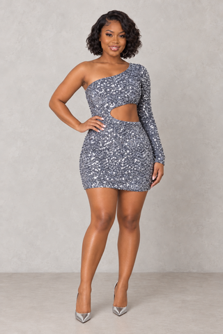 It’s The Glitter Slay Mini Dress – alternate view 2