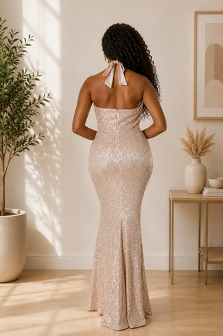 Golden Elegance Gown