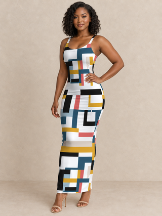 Keeping it Cute White Spaghetti Strap Bodycon Dress