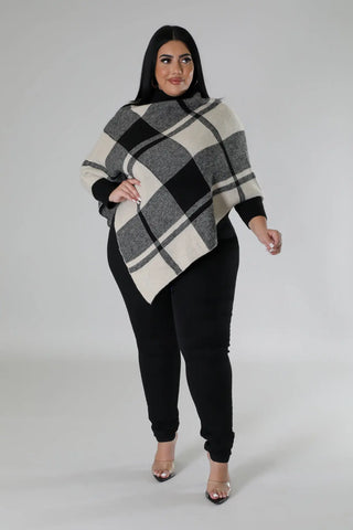 Dee Poncho Sweater Tulleys Boutique