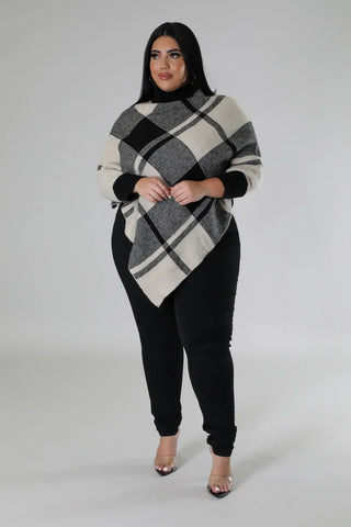 Dee Poncho Sweater Tulleys Boutique