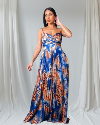 Nessa Bustier Wide Leg Palazzo Jumpsuit”