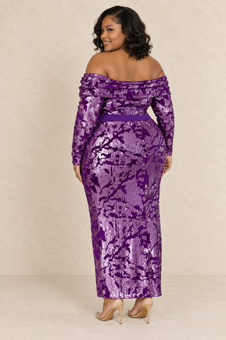 The Spotlight Queen Sequin Skirt Set – alternate view 2