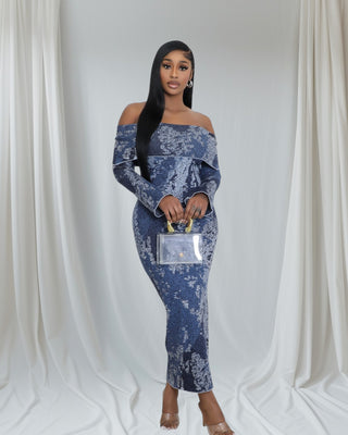 Blue Crush Off-Shoulder Stunner