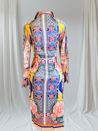Colorful Trendy Boho Wrap Dress Vibes