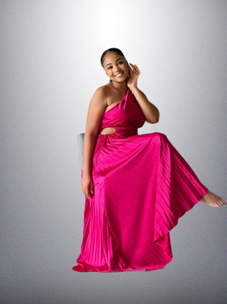 Glamorous Rose Dress Tulleys Boutique